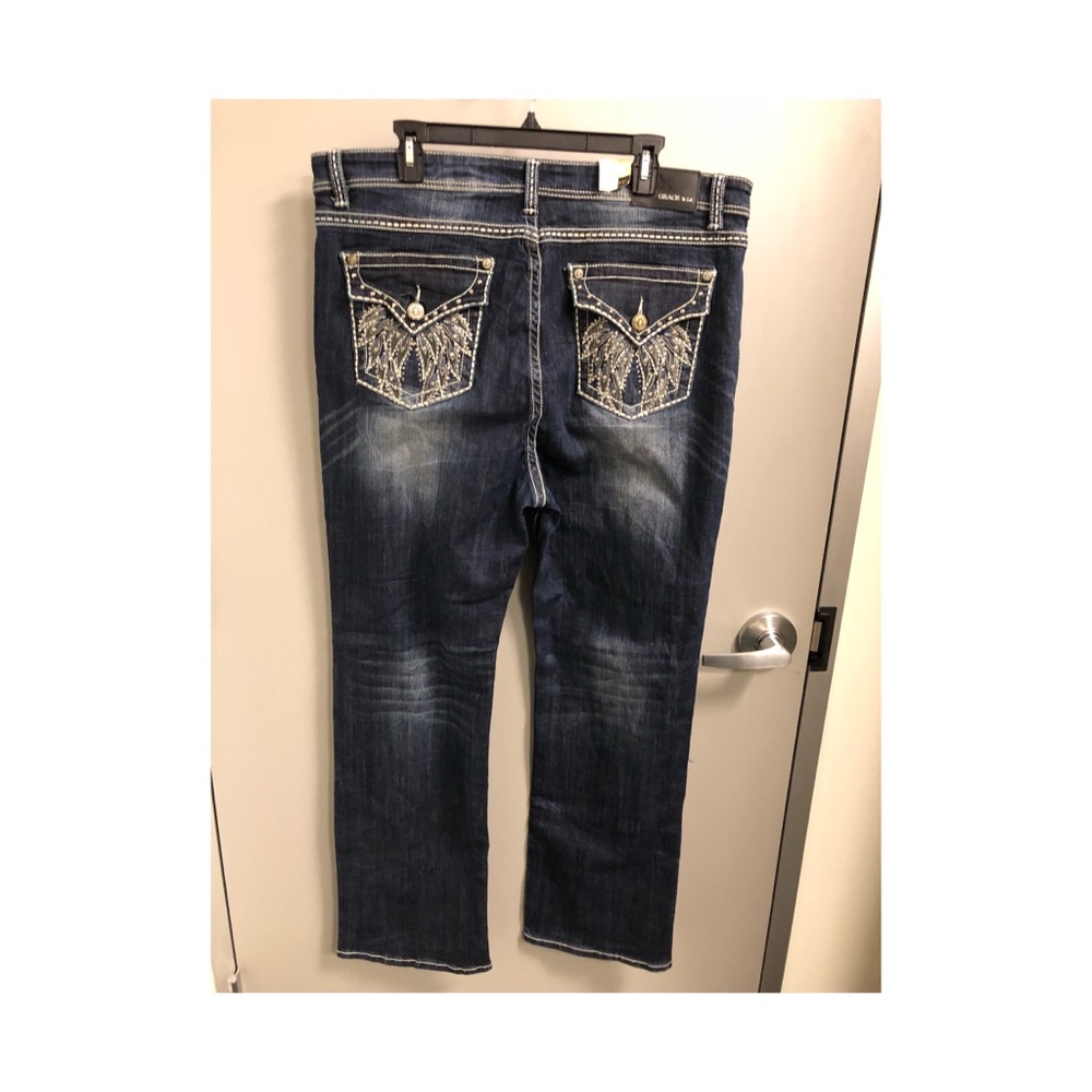 NWT Grace in LA bling jeans! Plus size 21x33”